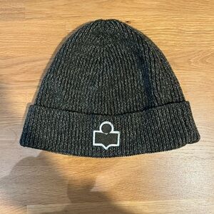 Isabel Marant Black Knit Beanie